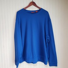 Merrell Pullover Mens 2XL Blue Stretch Knit L...