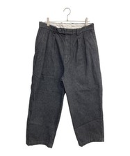 STEVEN ALAN          13.5oz Denim Two-Pleat Dress Trousers gray 8114-1