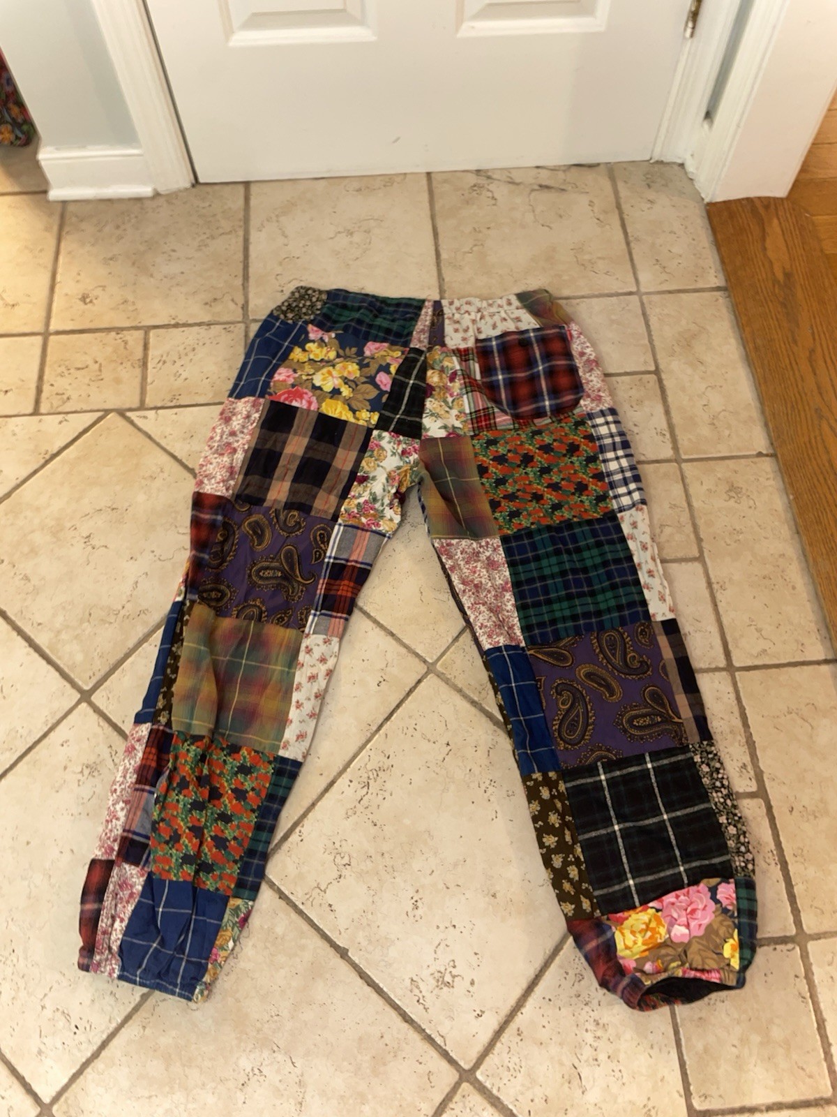 Size Large Supreme FW16 Patchwork Set Anorak & Sw… - image 16