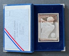 Ltd. Ed. Silver Liners 5 Ounce Pure Silver Toronto Blue Jays Roberto Alomar MLB