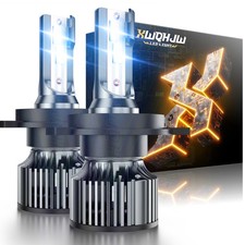 LED Headlight Kit H4 HB2 9003 6000K Hi/Low Beam Bulbs for HONDA CR-V 1997-2004
