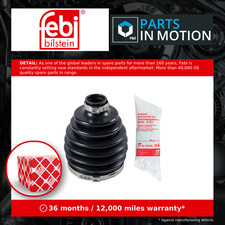 CV Joint Boot fits FORD FOCUS Mk3 1.0 Front Outer 12 to 20 C.V. Driveshaft Febi