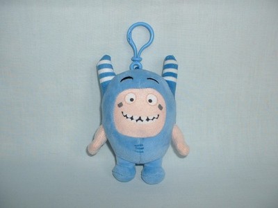 ODDBODS 5 Zoll POGO DER BLAUE ODDBOD Taschenclip Schlüsselanhänger kuschelig weich Plüschtier TV SERIE