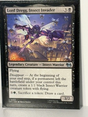 Lord Dregg, Insect Invader - 65 - Foil - TMT - NM - MTG Magic the Gathering