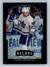 2020-21 Upper Deck Allure - Rookie Egor Korshkov #85 Black Rainbow (RC)