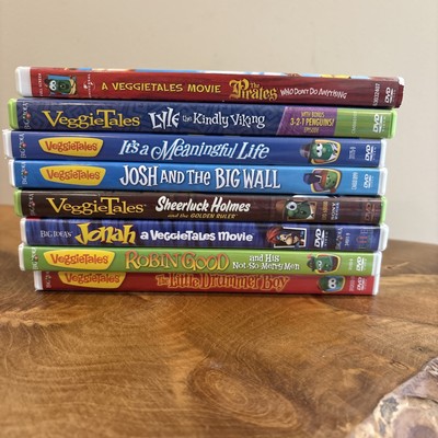 Veggie Tales DVD Lot Of 8 Jonah Lyle 