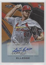 2021 Topps Fire Auto Orange 46/99 Seth Elledge #AV-SE Auto 2f9