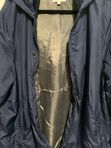 Five Four Los Angeles Slater Navy Hooded Windbreaker Men's XL image 5