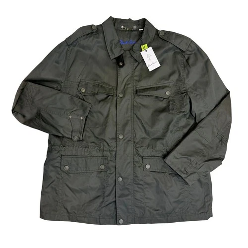 Robert Graham O'Grady Military Field Jacket Mens 3XL Dark Olive $598 - product listing photo