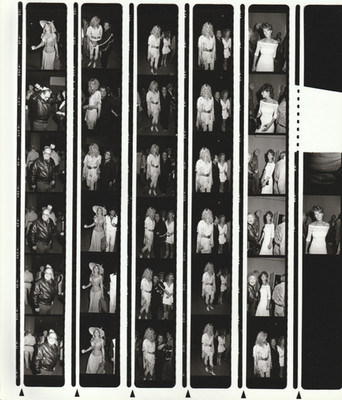 Contact Photo Sheet & Negatives Jamie Lee Curtis Valerie Perrine Stewart Carr 84