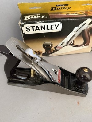 Stanley Bailey No. 4 Glätthobel Vintage Tischlerwerkzeug Made in England sehr guter Zustand