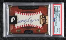 2004 Sweet Spot Classic Signatures Blue Ink /125 Danny Ozark PSA 8 Auto 1k2s