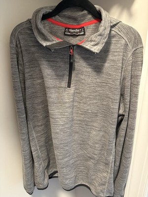 Avalanche Outdoor Supply Base Camp Quarter Zip Men s Med Gray Hiking Sweater