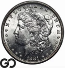 1881-O Morgan Silver Dollar Coin, Lustrous Choice BU++