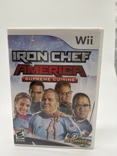 Iron Chef America: Supreme Cuisine (Nintendo Wii, 2008) CIB Complete, Tested