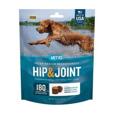 VetIQ Hip  Joint Supplement for Dogs, Chicken Flavored 180 Counts FREE SHIPPING