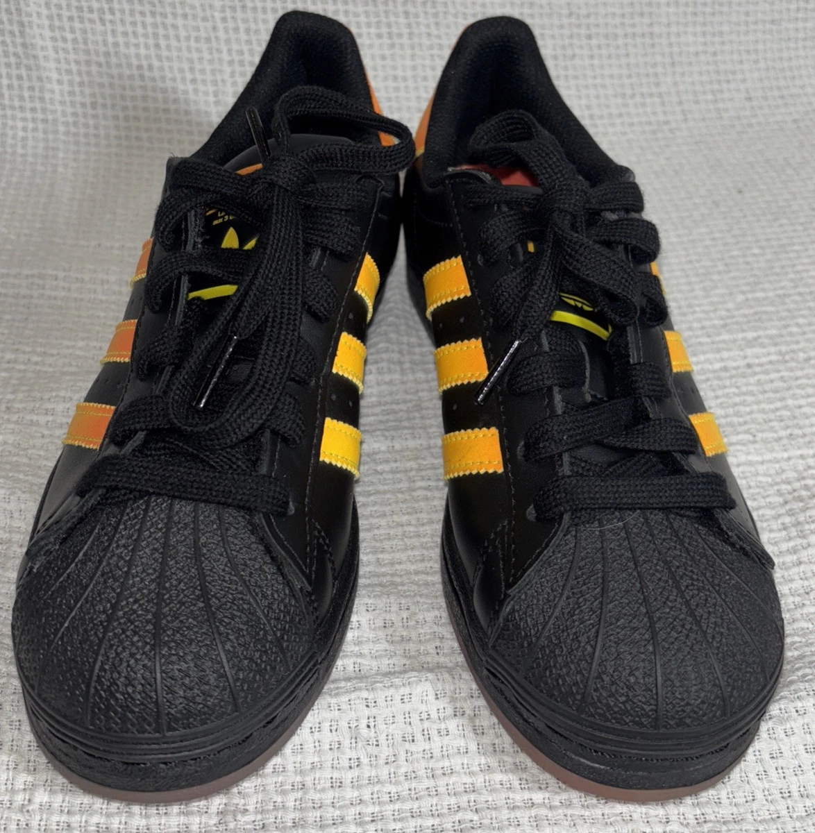 adidas Superstar Black Beam Yellow Gradient for Sale | Authenticity  Guaranteed | eBay