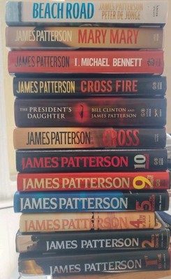 12 Book James Patterson Lot HC DJ Thriller Mystery SIGNED Cross