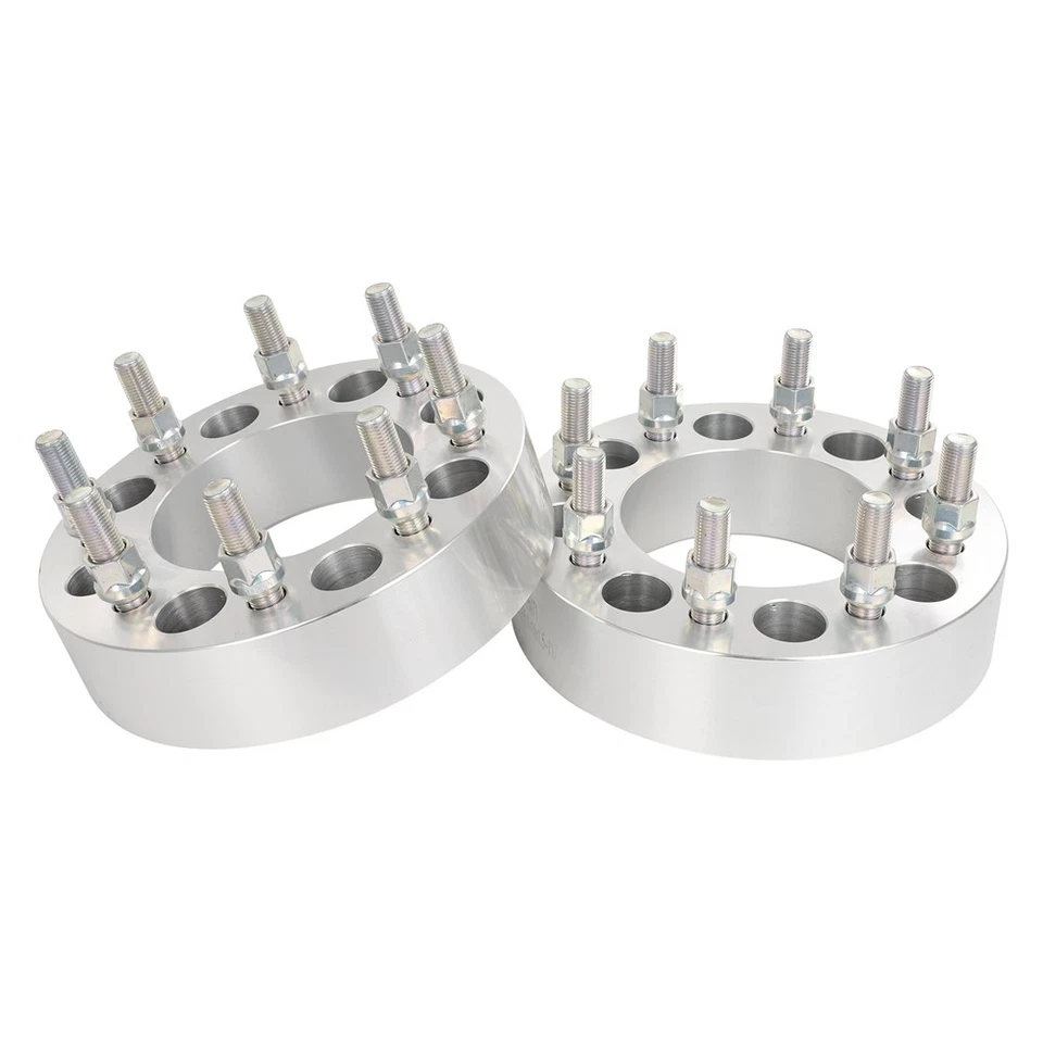2pcs 14x1.5 2" Wheel Spacers 8x6.5 Fits Chevrolet Silverado 2500 HD Express 2500 - Imagem 2 de 4