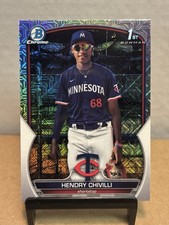 2023 Bowman Chrome Mega Box #BCP-236 Hendry Chivilli Mojo Refractor 1st RC