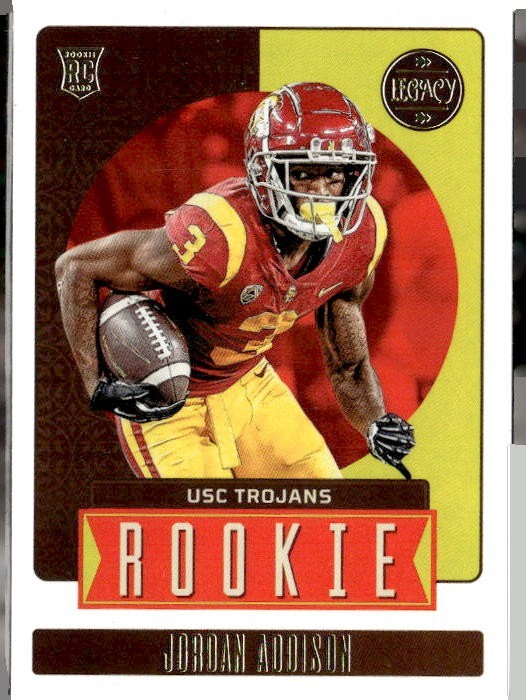 2023 Panini Legacy Jordan Addison Rookie Card #164 USC Trojans RC