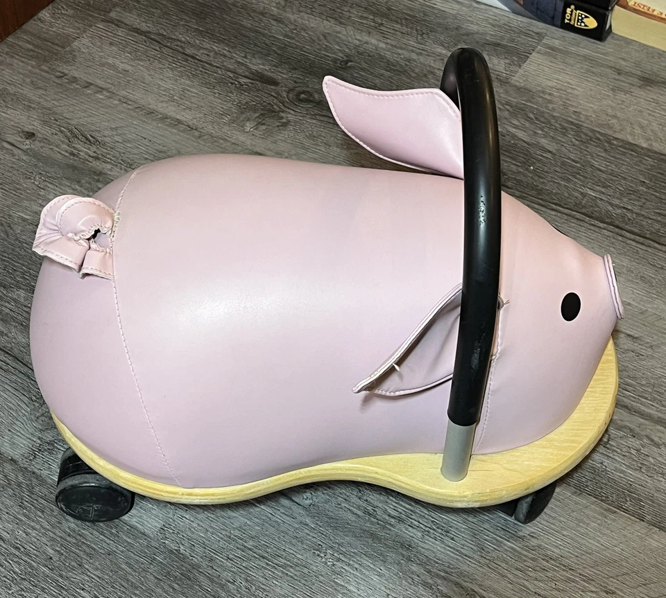 Original Wheely Bug Pig - Small - Toddler Ride-On Toy W/ Wheels (age 1.5 Yrs +) Foto 3 de 4