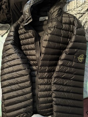 Stone Island Loom Woven Chambers R-nylon Down Tc Jacket