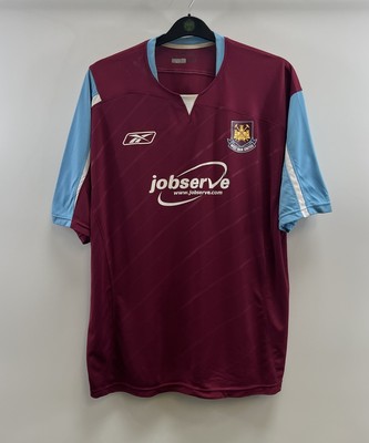 West Ham United Home Football Shirt 2005/06 Adults XL Reebok E675
