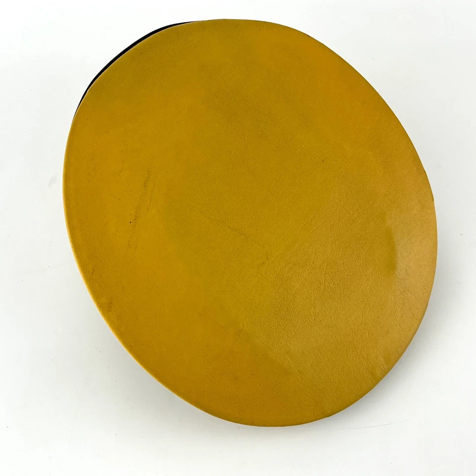 Sombrero de Taxi Yellow Cab Company Marca Lancaster Cuero Vinilo Conductor Talla 7 De Colección Foto 4 de 4