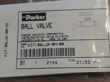 Parker Instrumentation 3/8" B-Series Ball Valve Repair Kit P/N KIT-B6LJ2-BN-SS