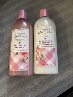 Bath & Body Works GINGHAM GORGEOUS Moisturizing Shampoo and Conditioner