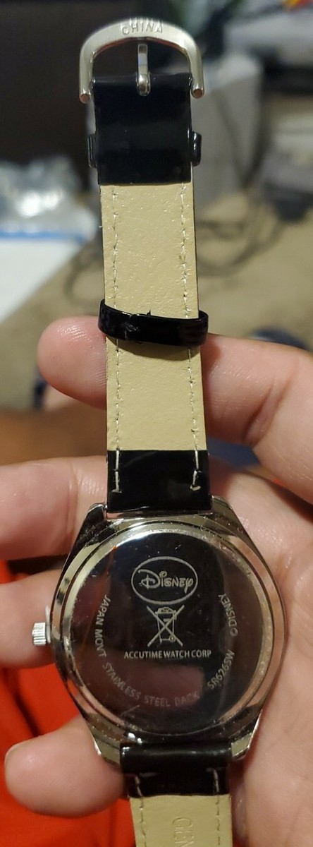 DISNEY ACCUTIME SR626SW MICKEY MOUSE WATCH Shiny Stones NOS  display picture 3
