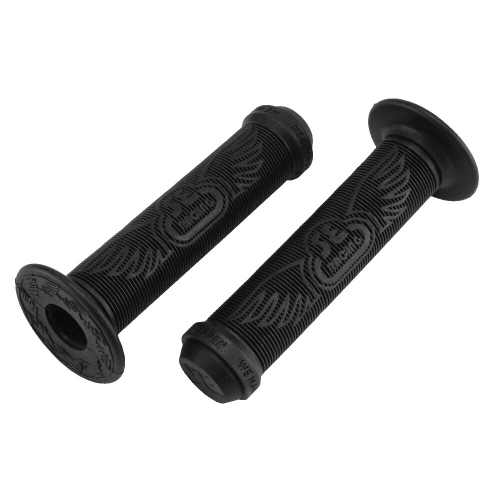 Apretones de Manillar de Bicicleta Negro SE Racing, cintas y almohadillas