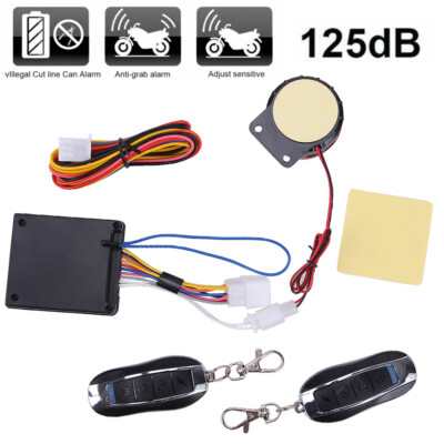 めえ Motorcycle Scooter ATV Security Alarm System Anti-theft Remote