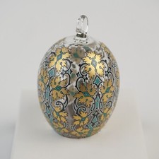 Hutschenreuther Weihnachtsdeko Glas Ei 1995