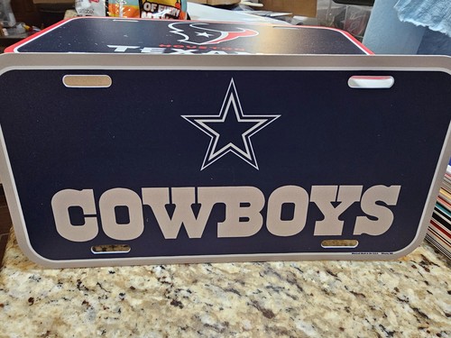DALLAS COWBOYS NFL FOOTBALL CAR AUTO LICENSE PLATE NEW BY WINCRAFT