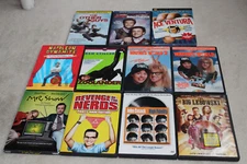 11 COMEDY DVD Lot - Big Lebowski, Zoolander, High Fidelity, Wayne's World, Nerds