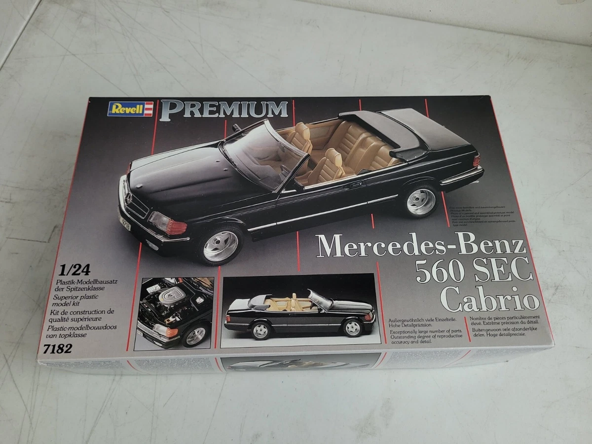 Revell 1/24 7182 Premium Mercedes Benz 560 SEC Cabrio