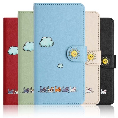 For iPhone 15 14 13 12 Pro Max X XR PU Leather Wallet Case Magnetic Flip Cover