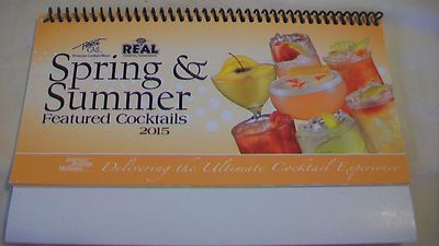 Finest Call Spring & Summer 2015 Cocktail Recipe Collection Book Spiral Bound