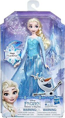 Disney Frozen Shimmer 'N Sing Elsa, Singing Doll Gift Singing ''Let it Go''