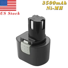 7.2V 3.5Ah Ni-Mh Battery for Ryobi 1311146 1400669 HP961 B-963F2 B-967F1 BID-900