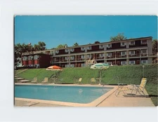 Postcard Pool View Wandlyn Motel Woodstock New Brunswick Canada