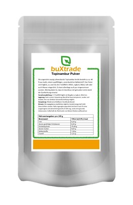 500g | Topinambur Pulver | Nahrungsergänzung | Knolle | Ballaststoffe | 