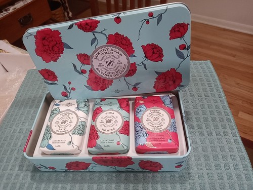 Lot Of (3) La Chatelaine Luxury Bar Soap ~ Pure Vegetable Shea Butter ~ 7oz Bars