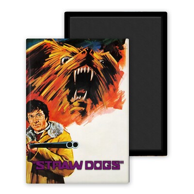 Die Strohhunde 1971 Version 6 Straw Dogs Poster Film-Magnet 54x78mm