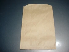 400+Natural Brown Kraft Paper 6.25" x 9.25" Merchandise Bag Retail Shopping READ