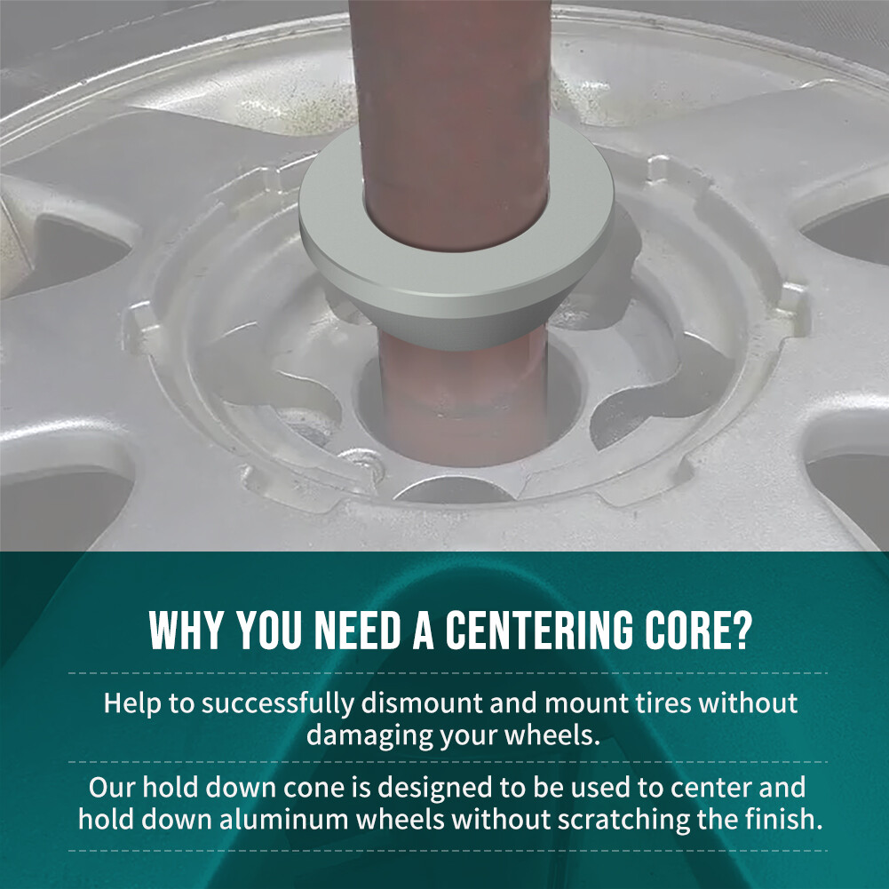 For Harbor Freight Car Truck Manual Tire Changer Billet Centering Cone Upgrade