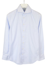 SUITSUPPLY Try On Extra Slim Fit Formal Shirt Men's 38 / 15 Pinstriped
