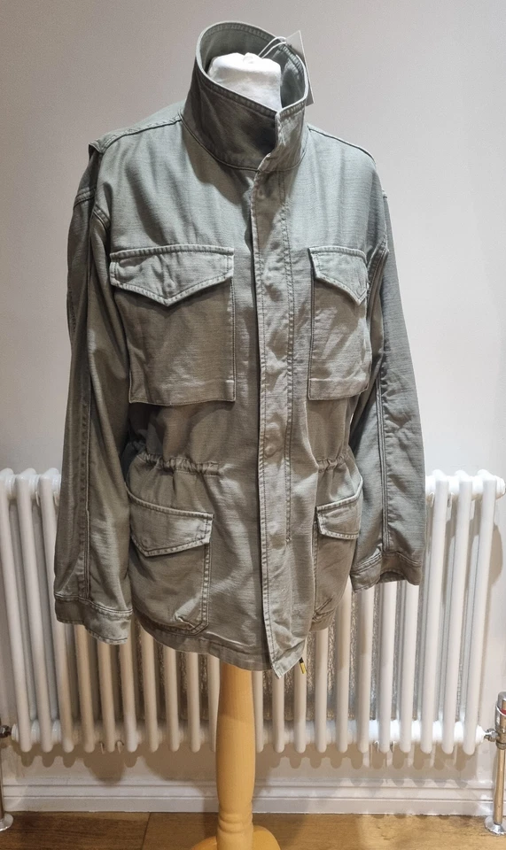 Frame Denim Service Military Utility Cargo Jacket. New L RRP £316.65 - Image 3 of 4